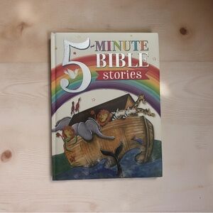 Large 5-Minute Illustrated Bible Stories Hardcover Children’s Book Educational